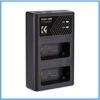 K&F Concept LP-E17 Battery Charger, Dual Slot Quick Charger