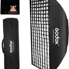 Godox Studio Softbox Godox Speedlite Softbox 60x90cm Rectangular Softbox Photography Light with Grid Bowens for Portrait Product Photography Studio Flash