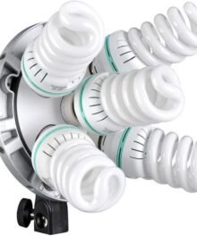 Godox TL-5 E27 5 in 1 Multi-Holder Tricolor Lighting Bulb Lamp Head Socket