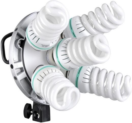 Godox TL-5 E27 5 in 1 Multi-Holder Tricolor Lighting Bulb Lamp Head Socket