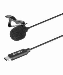 Boya by-M3 Digital USB Lavalier Microphone for Type C Android Smartphone Podcast Vlog Interview Audio Video Record Mic V-Logging