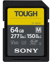 Sony SF-M Tough Series UHS-II SDXC 64GB Memory Card