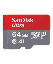 SanDisk Ultra 64GB Class-10 120mbps Micro SDHC UHS-I Memory Card