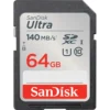 Sandisk Ultra 64GB 140Mbps SDXC UHS-I Memory Card (SDSDUNB-064G-GN6IN