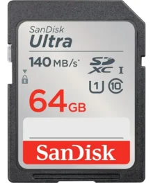 Sandisk Ultra 64GB 140Mbps SDXC UHS-I Memory Card (SDSDUNB-064G-GN6IN