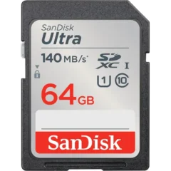 Sandisk Ultra 64GB 140Mbps SDXC UHS-I Memory Card (SDSDUNB-064G-GN6IN