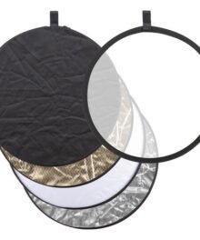 GODOX 43” 110cm 5-in-1 Collapsible Round Portable Disc Light Reflector with Bag for Studio and Photography - Gold, Silver, Black, White, Translucent