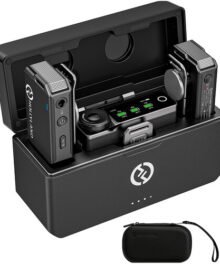 Hollyland LARK MAX Duo 2-Person Wireless Microphone System (2.4 GHz, Black)