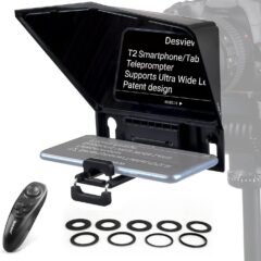 Desview T2 Teleprompter for Smartphone Tablet DSLR Camera