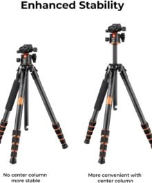 K&F Concept 62-inch Carbon Fiber Camera A255C2+BH-35L