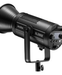 The SL300IIIBI Bi-Color also has nine special effects, including flash 1, flash 2, storm 1, storm 2, fire, fireworks, candle, broken bulb, and television. The fixture has a well-designed yoke that can rotate 360° to accommodate large modifiers or subjects close to the light. This light is ready for worldwide use via its 100-240 VAC multi-voltage power supply. Impressive Output 120,000 Lux at 3.3' and 4300K High Color Fidelity High CRI/TLCI ratings of 96/97 for accurate color Silent Fan The fans are very quiet when in use, but you can turn them off in sound-sensitive situations Built-In Effects Nine built-in cinematic effects for simulated lighting scenarios, including flash 1, flash 2, storm 1, storm 2, fire, fireworks, candle, broken bulb, and television Control Options Intuitive onboard operation, an optional RC-A6 remote, and wireless control from your phone with the Godox Light App Rotatable U-shaped Yoke The 360° U-shaped yoke rotates and offers easy tilting to compensate for modifiers in use or subjects that are close to the light Wide Compatibility The Bowens front accessory mount makes the fixture compatible with Godox modifiers or those that are made by the many manufacturers that use this popular mount