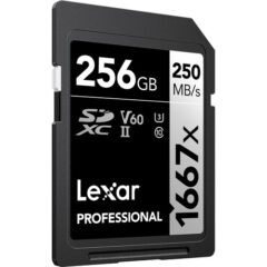 Lexar 256GB Professional 1667x UHS-II SDXC Memory Card