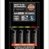 Panasonic eneloop Pro Rechargeable AA Ni-MH Batteries with Charger