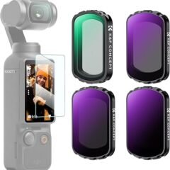 K&F Concept Magnetic ND & Black Diffusion 1/4 Filter Set