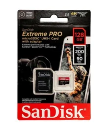 Sandisk Extreme Pro 128GB 200mbps Micro SDXC UHS-I Memory Card