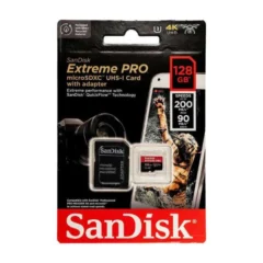 Sandisk Extreme Pro 128GB 200mbps Micro SDXC UHS-I Memory Card