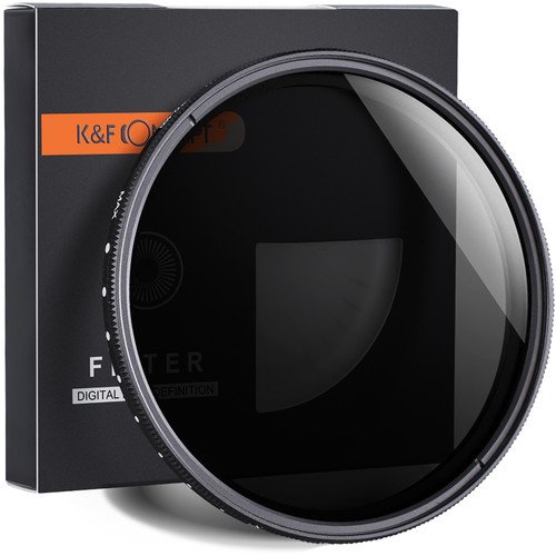 K&F Concept Variable Fader ND Filter 55mm (55mm, 1 to 9 Stops) - Image 5