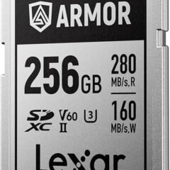 Lexar ARMOR SILVER PRO SD Card 256GB, UHS-II SD Memory Card