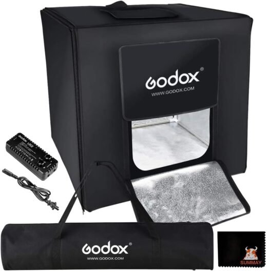 GODOX LSD80 LED Mini Photography Studio Tent 80 x 80 x 80cm Double LED Light Boards Studio Box