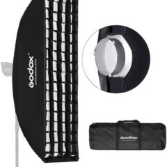 Godox 22x90cm 9"x 35" Grid Softbox Strip Softbox Strip Box