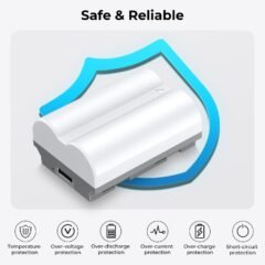 K&F Concept NP-W235 (1 Batteries) 2400mAh Camera Battery with Type C Fast Charging