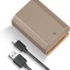 K&F Concept NP-FZ100 (1 Batteries) 2280mAh Battery with USB Type C Fast Charging