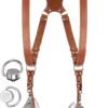 Dual Camera Strap with Double Leather Strap