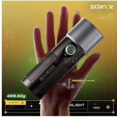 SIDANDE 10W Flashlight Four Color Projection Light Built-in 8400mAh Rechargeable Battery For 4 hours Full-power output come wit