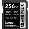 Lexar 256GB Professional (SILVER PLUS, UHS-I) SDXC Memory Card 205mbs