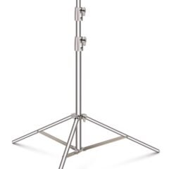 Alternative view of QIHE J288S Heavy Duty Photography Silver Light Stand 2point8metres