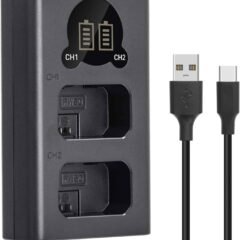 Alternative view of Caisi Dual charger For Fw50 Battery