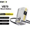 SIDANDE VB79 22000mAh 79.2Wh Mini V Mount Battery OLED Display USB-C PD140W Fast Charging For Camcorder Monitor Video Light